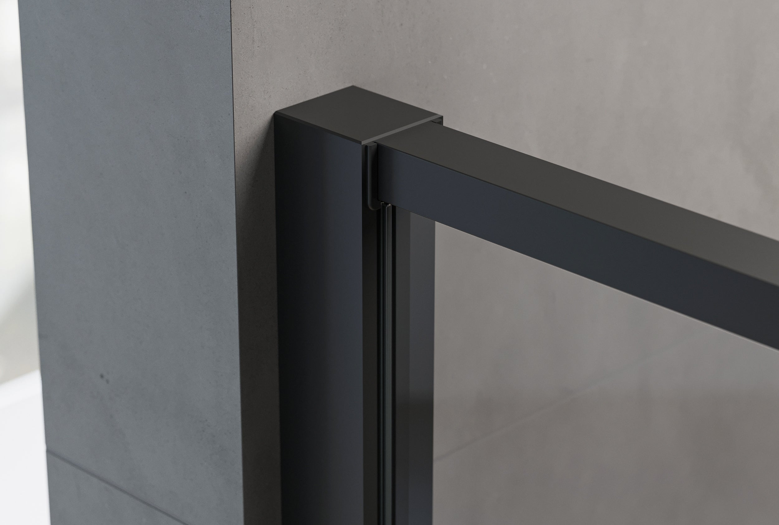 Hoekdouche met draaideur op vast paneel NT606 - FLEX