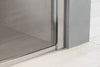 Nischendusche mit Drehtür - zwei Festfelder NT607 - FLEX