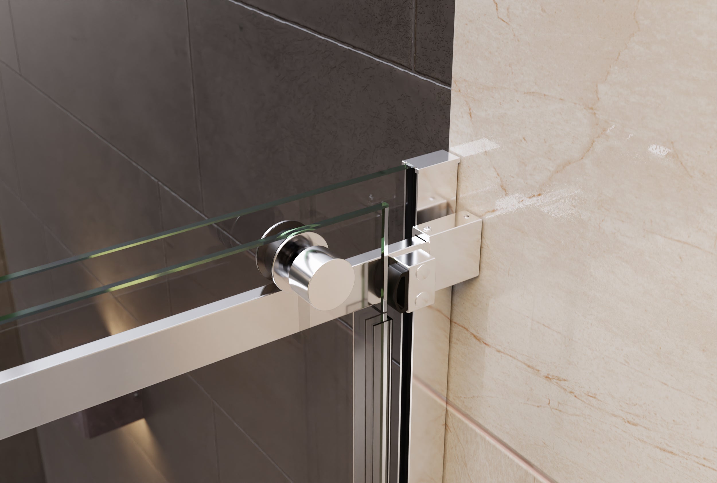 Nis douche met schuifdeur NT806 FLEX - Nano helder glas - glasdikte instelbaar