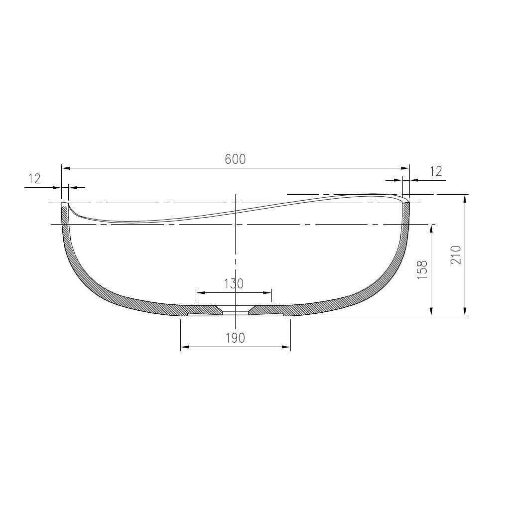 Opzet wastafel WAVE PB2001
