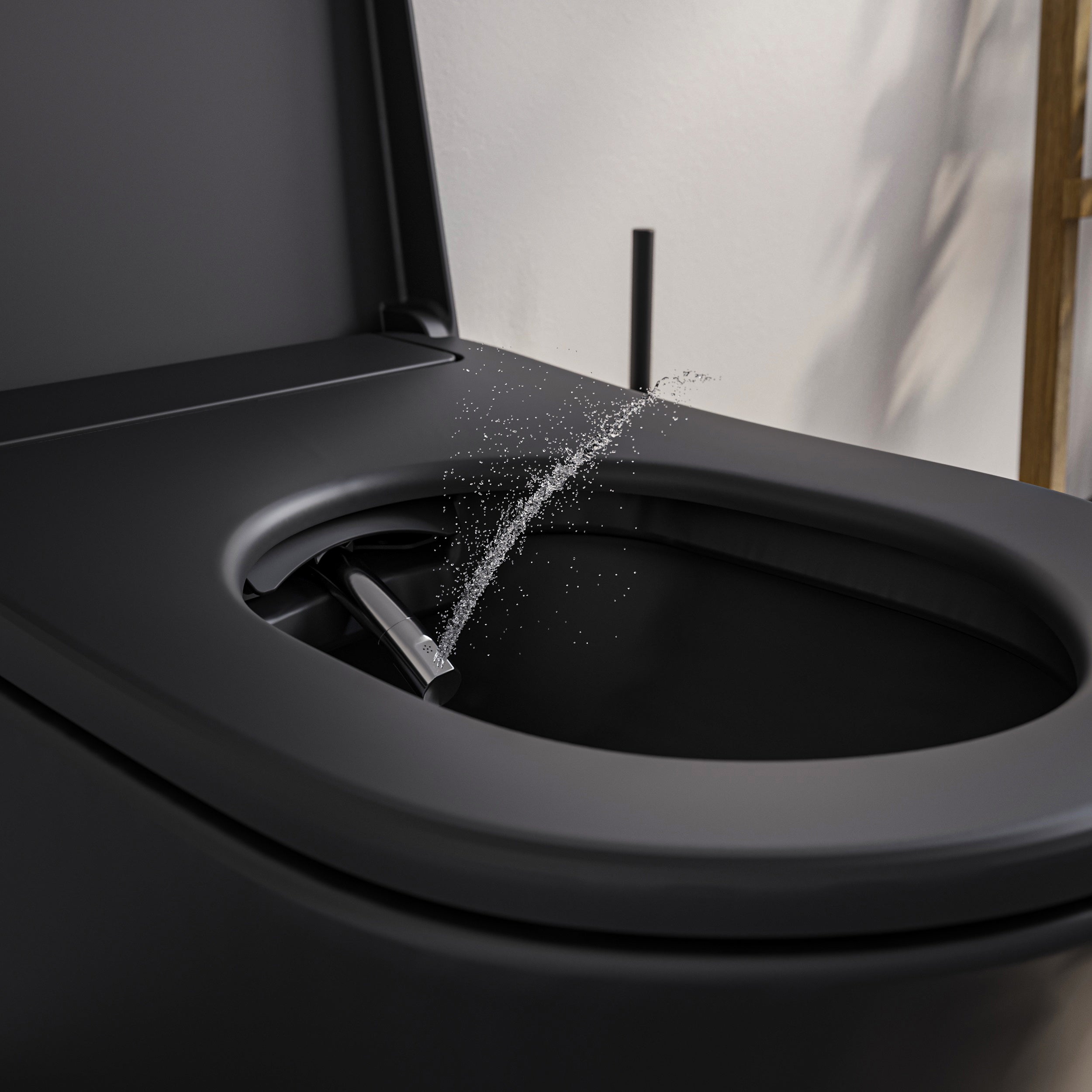 PREMIUM 1102 douchewc zwart mat