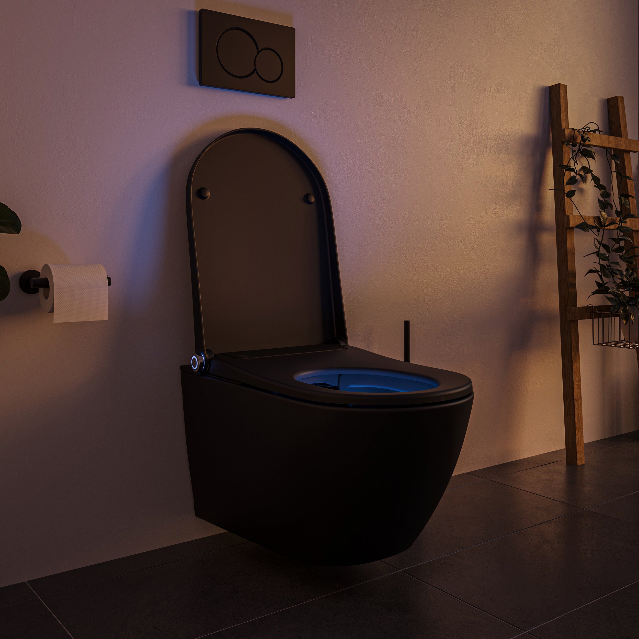 WC-set compleet: Douche-wc PREMIUM 1102 met Geberit Duofix voorwandelement