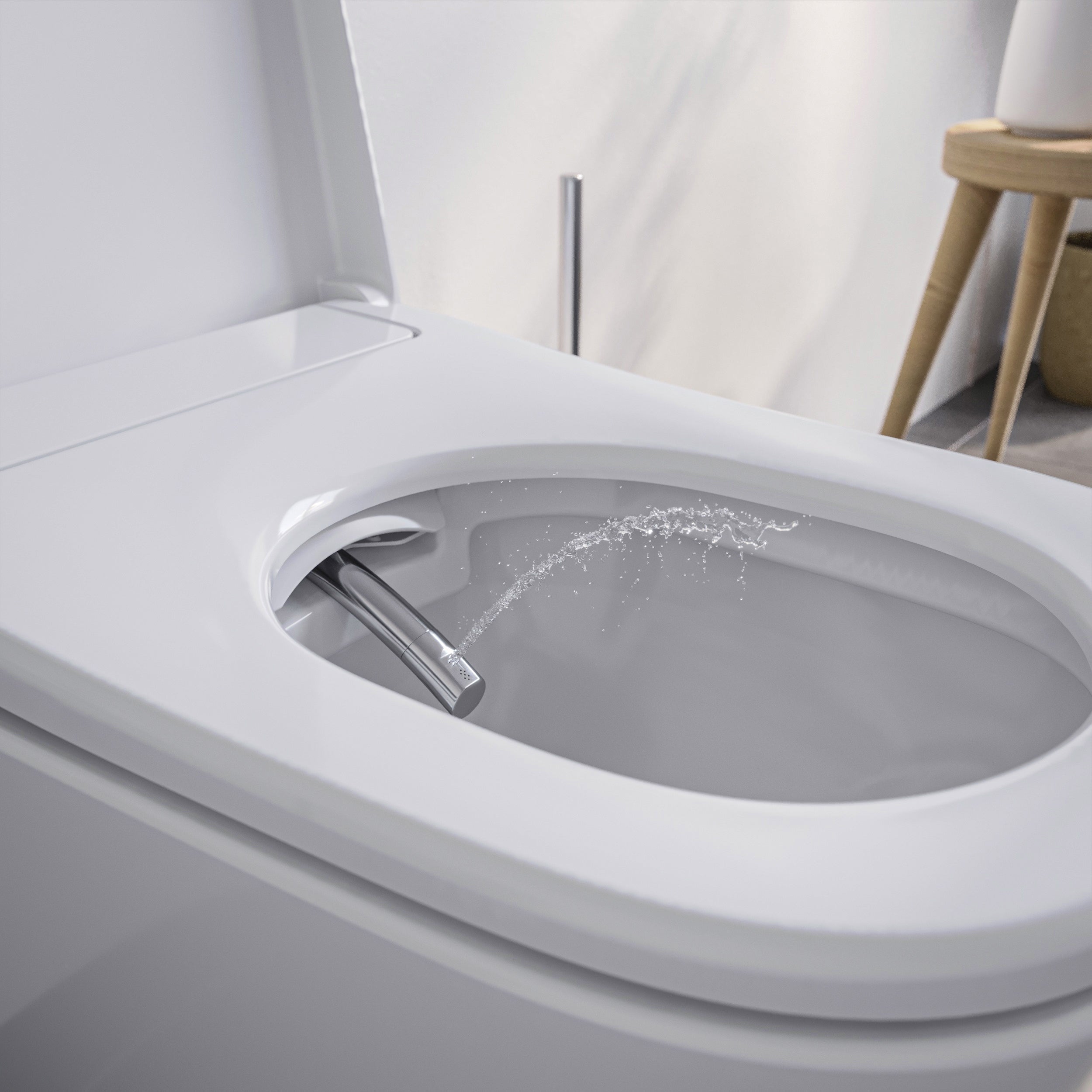 Douche-wc compleetset Basic 1104 met Geberit Duofix voorwandelement