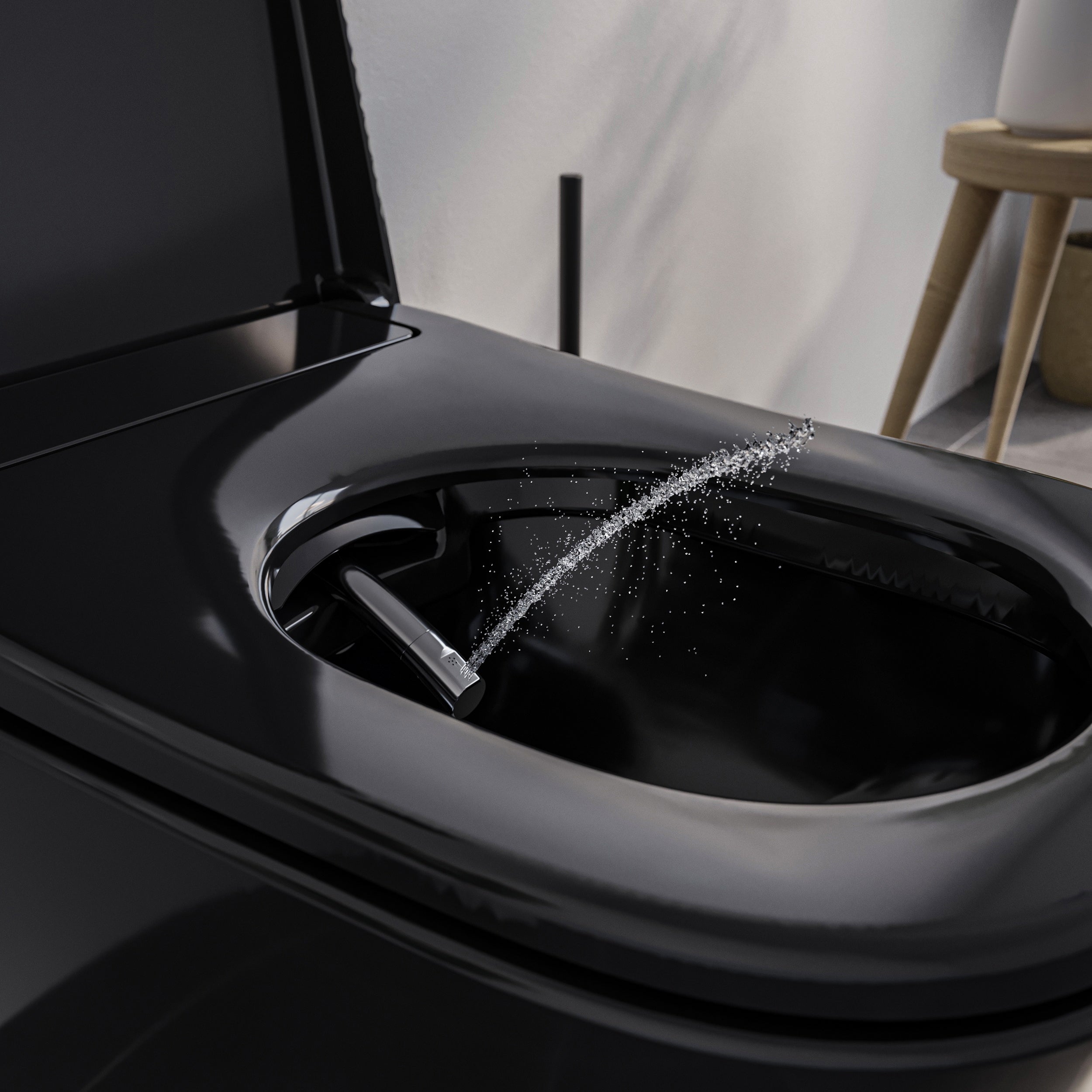 Douche-wc compleetset PRO+1104 met Geberit Duofix voorwand-element