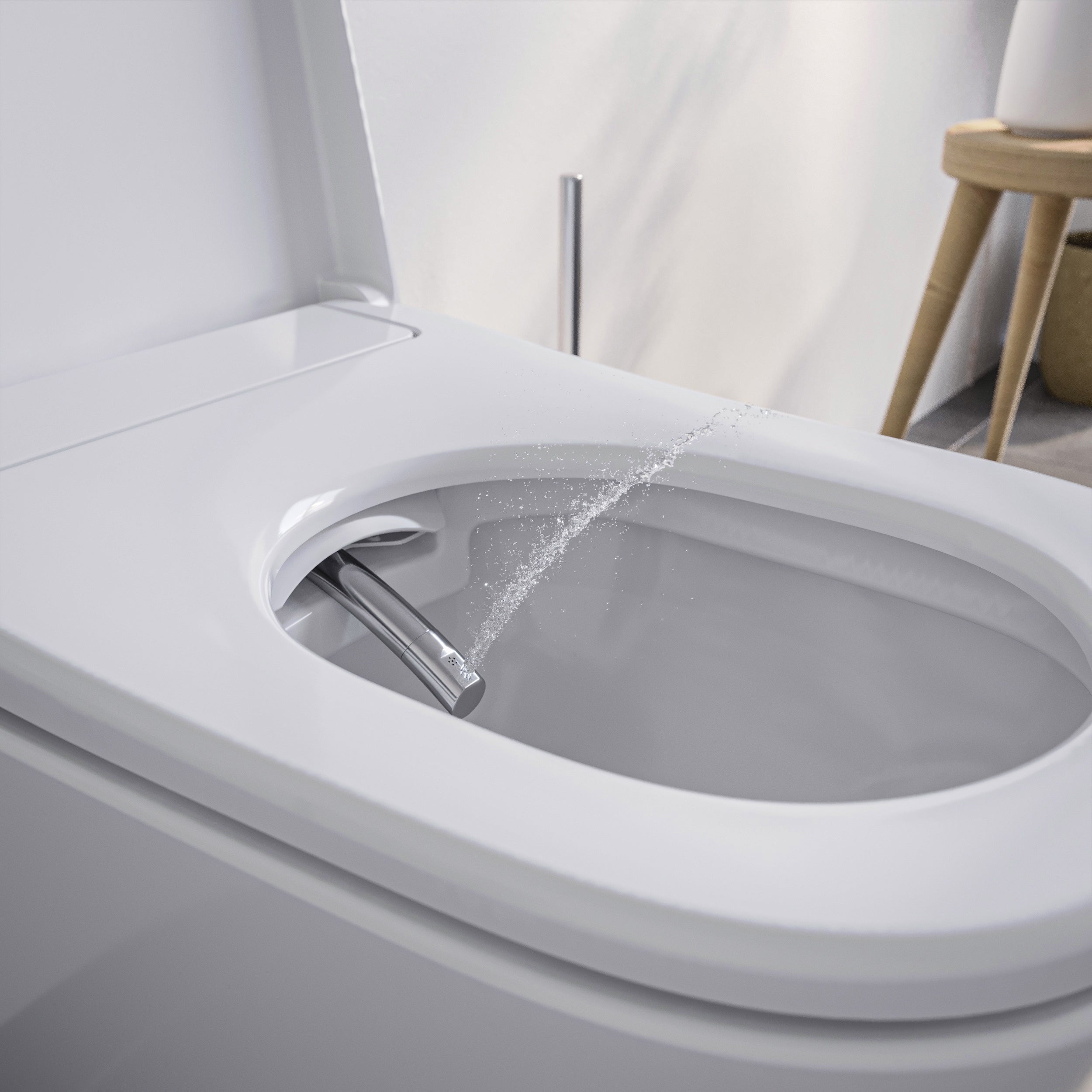 WC-set: Douche-wc PRO+1104 met Geberit Duofix voorwandelement