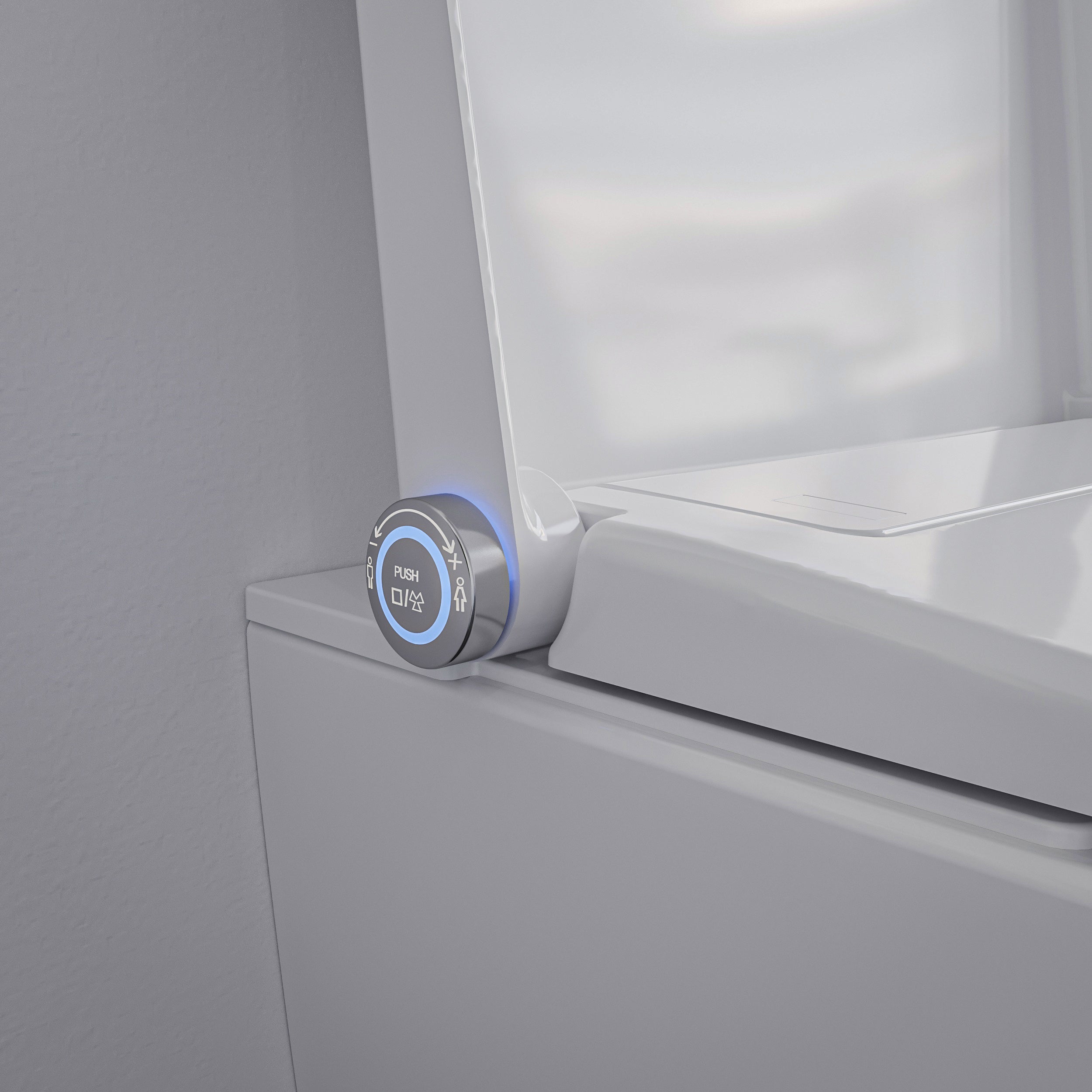 Compleet toiletset: Douche-wc Basic 1104 met Geberit Duofix voorwandelement