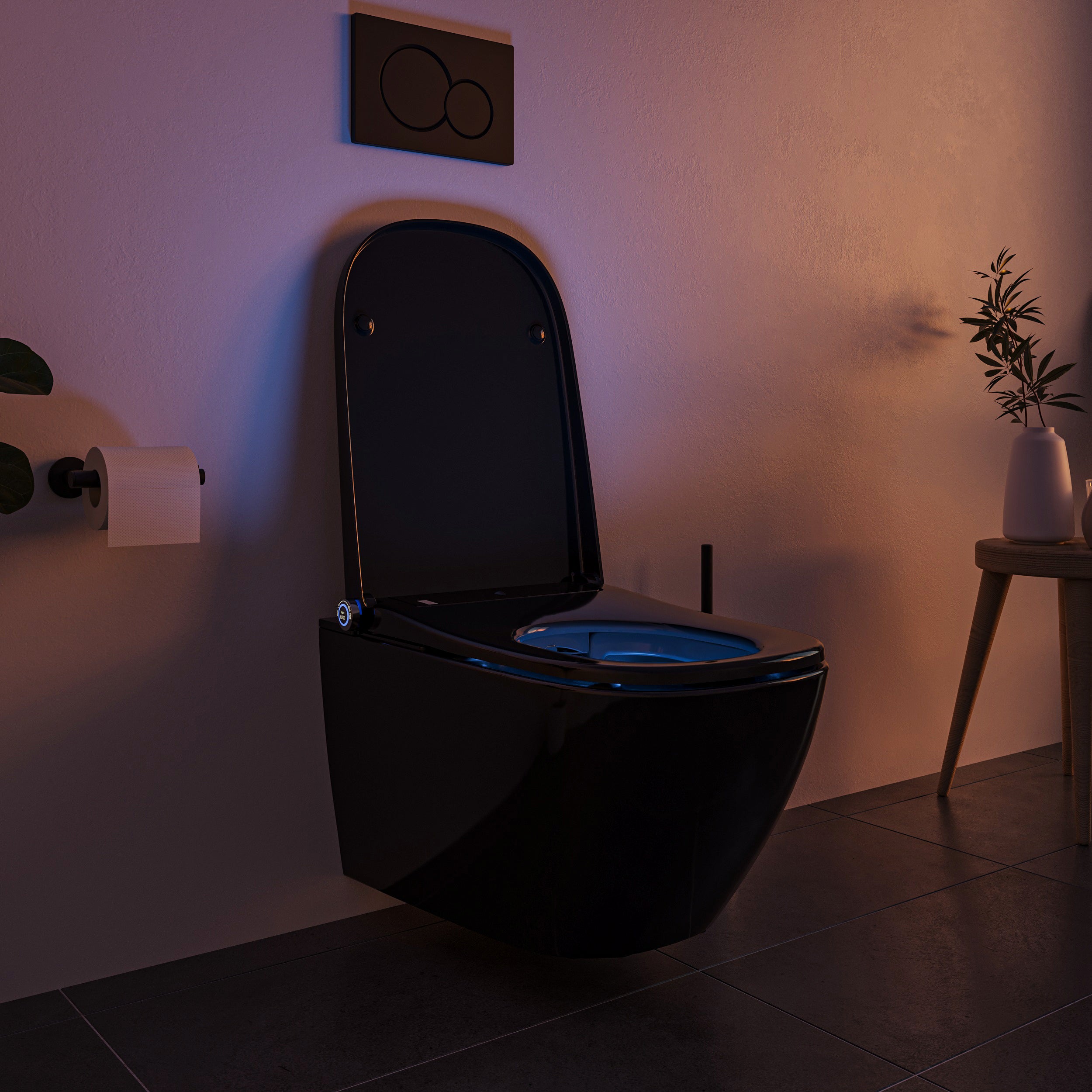 Douche-wc compleetset PRO+1104 met Geberit Duofix voorwand-element