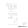 Badkamermeubel onderkast LAVOA 60 cm