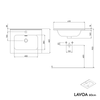 Wastafelonderkast LAVOA 60 cm