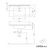 Wastafelonderbouw LAVOA 80 cm