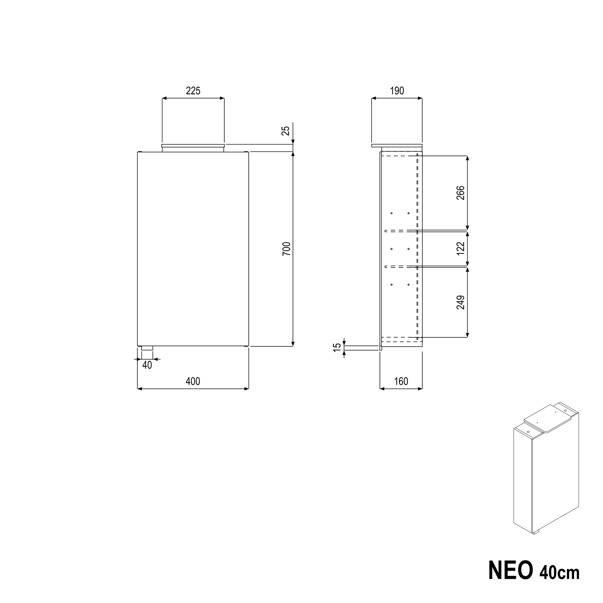 Spiegelkast NEO