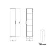 Badmeubelset TIM 100 cm met wastafel