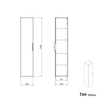 Badmeubelset TIM 100 cm met wastafel
