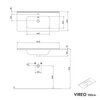 Badmeubelset VIREO 100 cm met wastafel