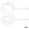 Randloos wandcloset VIREO