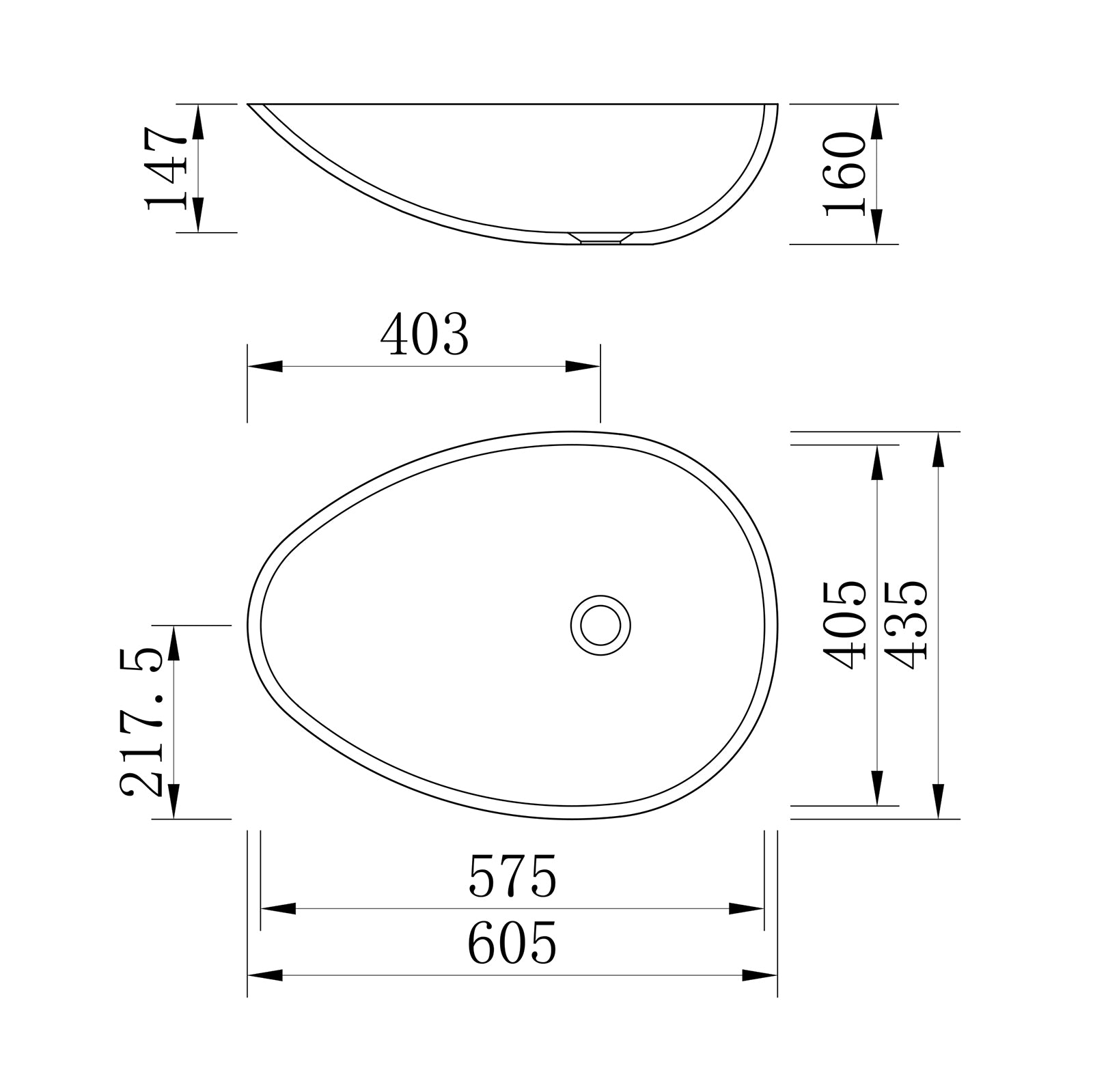 Wastafel VELA