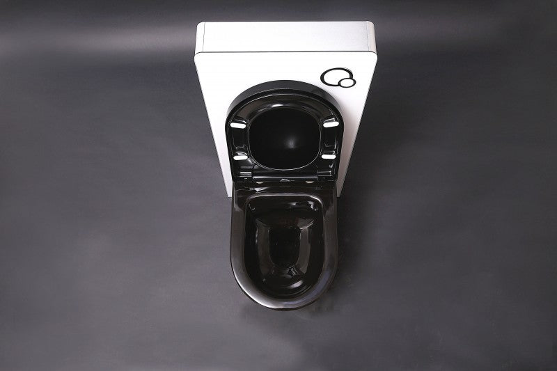 WC compleet pakket 33: WC B-8030R Zwart