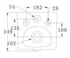 Compleet WC-pakket 39: WC B-8030R Zwart Mat