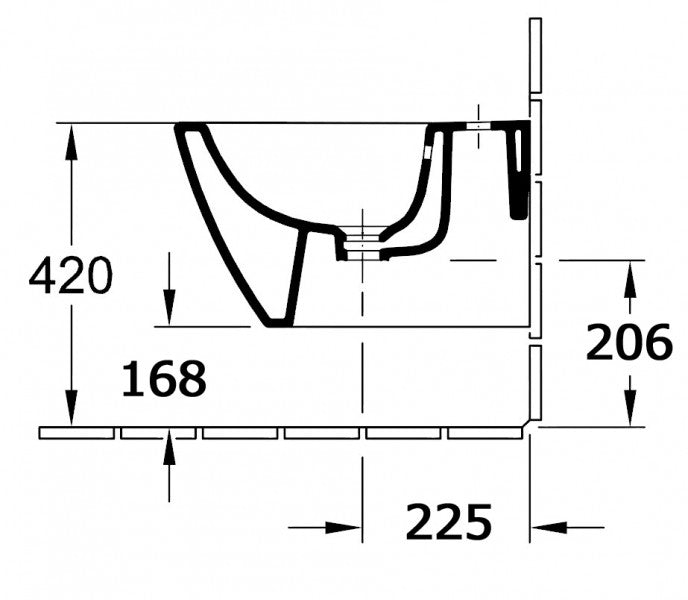 Hoogwaardig wandbidet CH2019V - Optionele accessoires