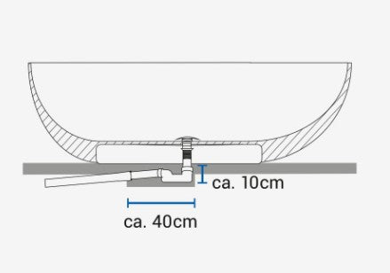 Vrijstaande badkuip DALIA