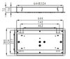 XXL inbouw douchekop DPG5030 