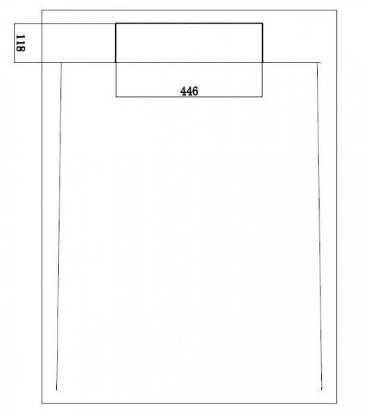 Massief stenen douchebak (Solid Surface) M2290CG/POB3085GG - glanzend grijs - 120 x 90 x 3,5 cm