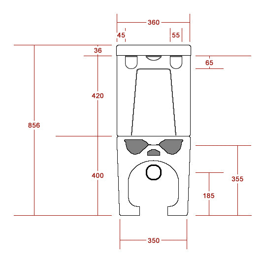 Staand toilet CT1099