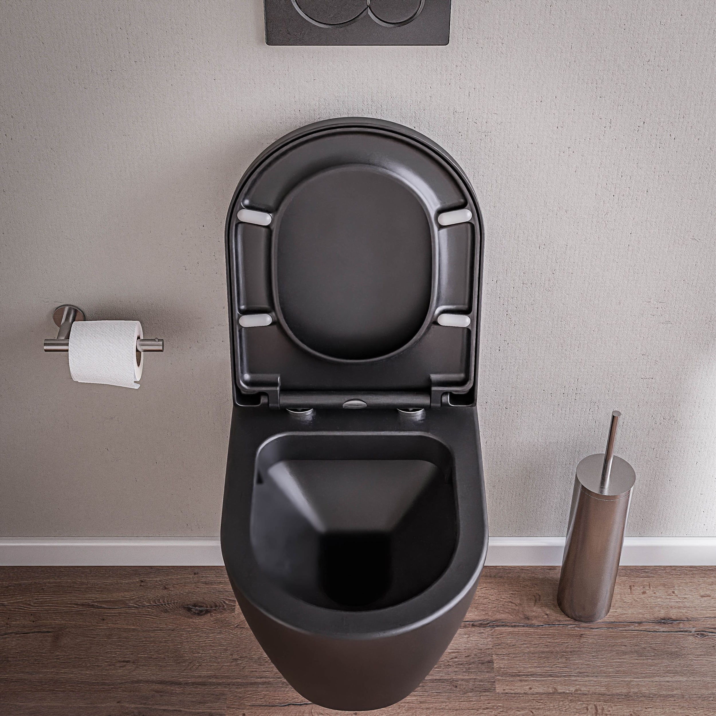 Toiletset compleet 33: WC B-8030R Zwart