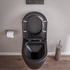 Toiletset compleet 33: WC B-8030R Zwart